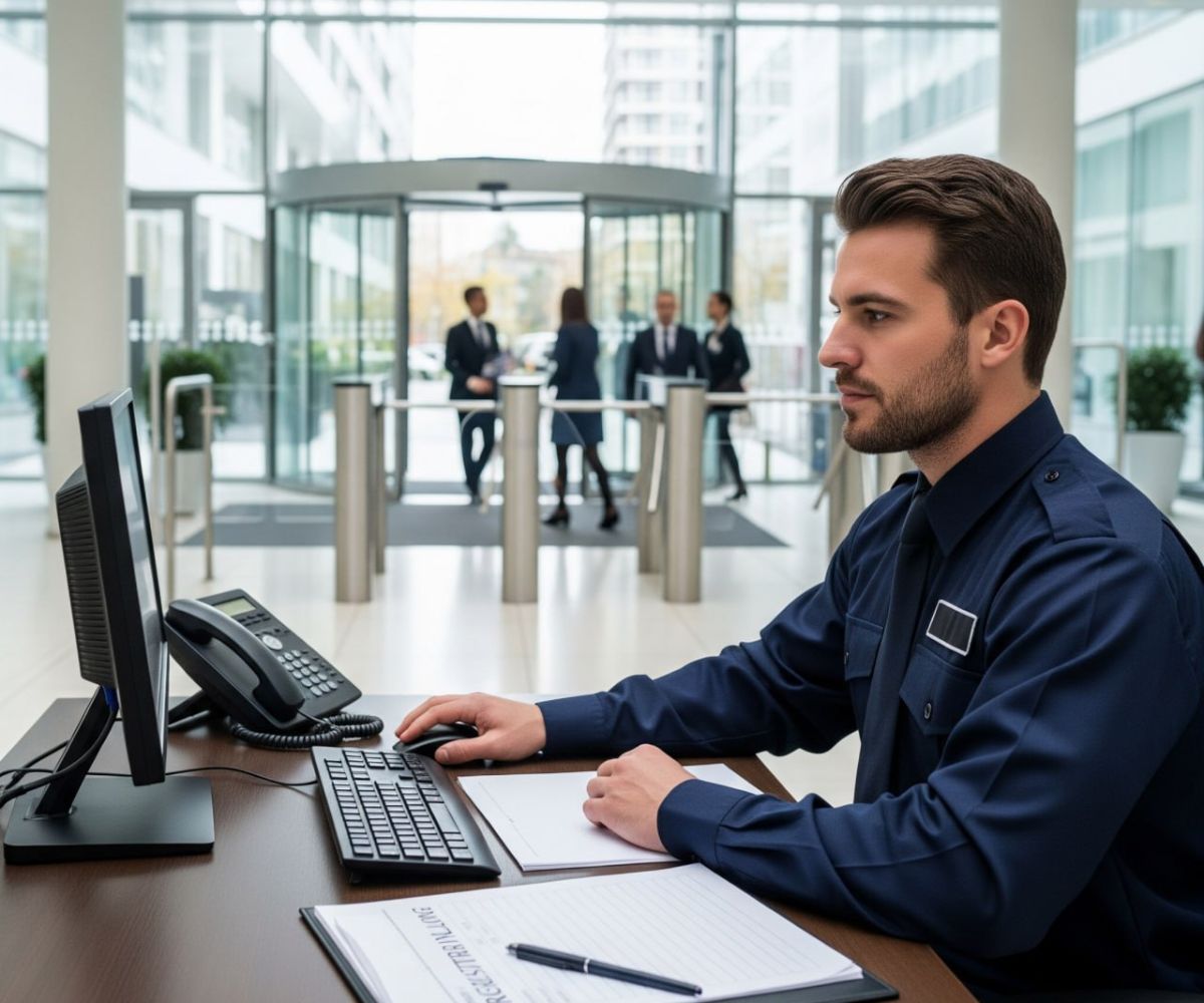 Охорона офісу Охоронець фото охоронна фірма Atlas Security