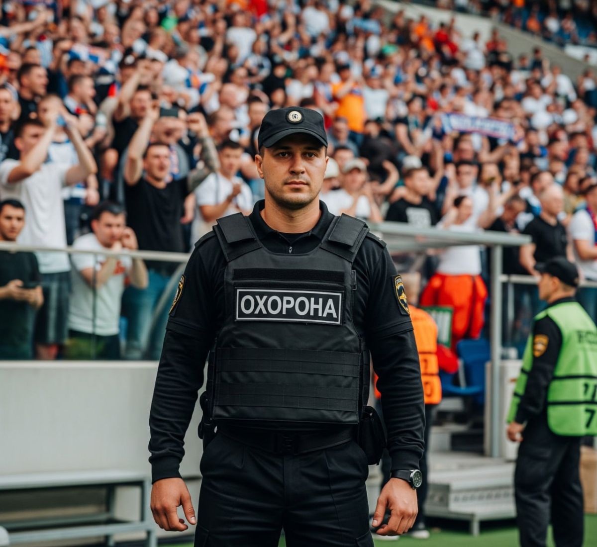 Охоронець охоронна фірма Atlas Security на масових заходах фотографія